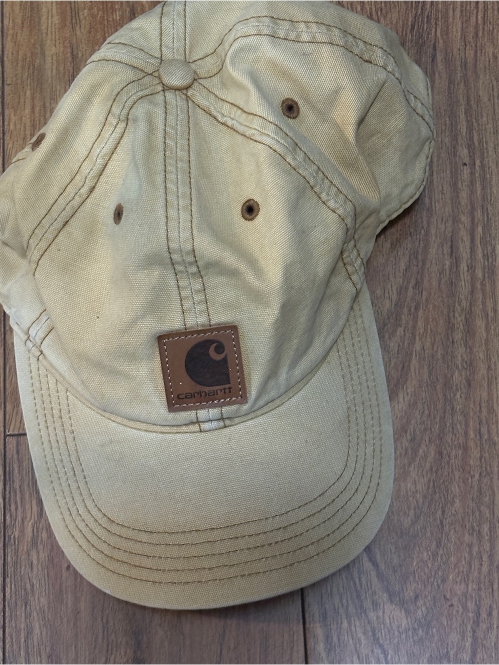 Carhartt Tan Canvas Baseball Cap